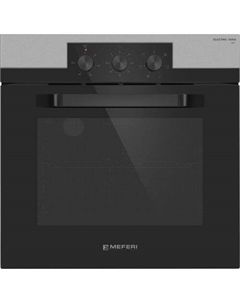 Духовой шкаф MEFERI Light MEO606IX, серебристый/нержавеющая сталь Meferi