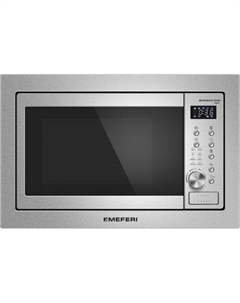 Встраиваемая микроволновая печь MEFERI Power MMO6025IX, 25л, 900Вт, нержавеющая сталь Meferi