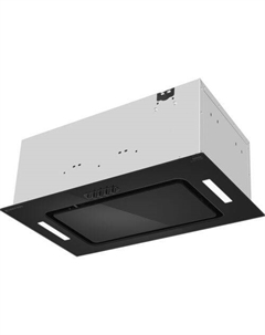 Встраиваемая вытяжка Ultra INBOX52BK Glass, управление кнопочное, черный Meferi