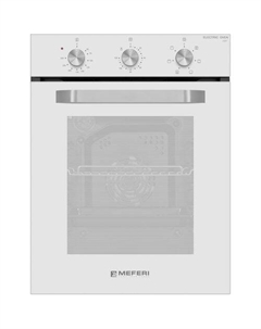 Духовой шкаф электрический MEFERI Light MEO456WH, белый/нержавеющая сталь Meferi