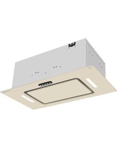 Встраиваемая вытяжка Ultra INBOX60BG Glass, управление кнопочное, бежевый Meferi