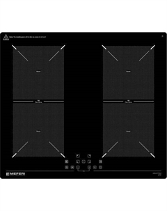 Индукционная варочная поверхность MEFERI Ultra MIH604BK, конфорок: 4 шт., стеклокерамика, независимая, черный Meferi