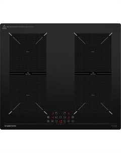 Индукционная варочная поверхность MEFERI Ultra MIH604BK, конфорок: 4 шт., стеклокерамика, независимая, черный Meferi
