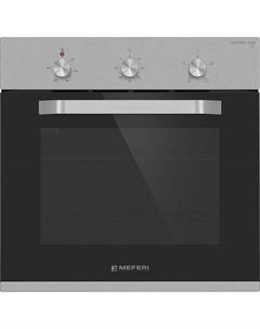 Духовой шкаф MEFERI Light MEO604IX, серебристый/нержавеющая сталь Meferi