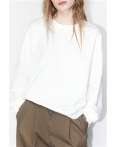 Свитшот базовый из хлопкового футера Befree