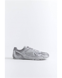 Кроссовки бархатные с атласными лентами Befree