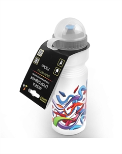 Фляга велосипедная с Cool, защитой от пыли,750 мл, белый, VSB 21 cool Vinca sport