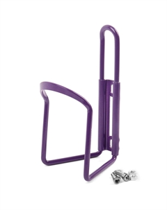 Флягодержатель велосипедный, алюминий, с болтами, индивидуальная упаковка, фиолетовый, HC 11 violet Vinca sport