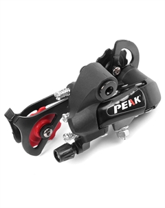 Переключатель задний Sun Run RD 18A, средняя лапка, установка на петух, 36Т, 6-7 скоростей, RD 18A peak/k138 Sunrun