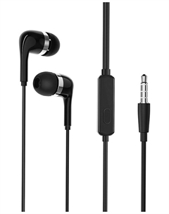 Наушники-гарнитура Borofone BM39 Refined, Jack 35 mm, черный (16873)