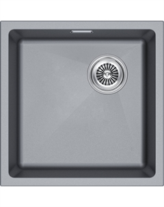 Мойка кухонная Lumi LU45SK-GRM серый металлик Paulmark