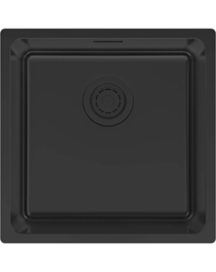 Мойка кухонная Yuni YU44-MBN черный матовый Paulmark