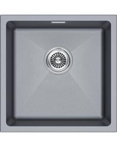Мойка кухонная Lumi LU45-GRM серый металлик Paulmark