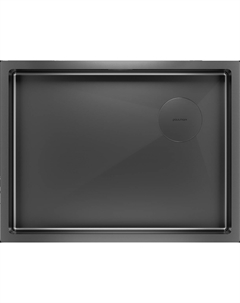 Мойка кухонная Next-Skew PM885844-GM вороненая сталь Paulmark