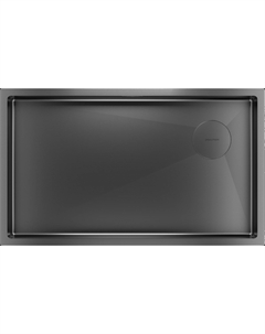 Мойка кухонная Next-Skew PM887444-GM вороненая сталь Paulmark