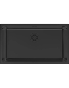 Мойка кухонная Yuni YU76-MBN черный матовый Paulmark