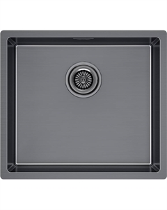 Мойка кухонная Lassan LA49-GM вороненая сталь Paulmark