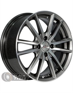 Литой диск X-129 6.5x16/4x100 D54.1 ET48, Серые X-trike