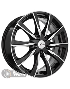 Литой диск X-120М 7x17/5x114.3 D66.6 ET37, Черные X-trike
