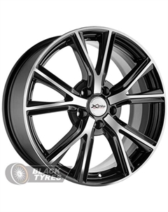 Литой диск X-122 7.5x18/5x108 D54.1 ET38, Черные X-trike