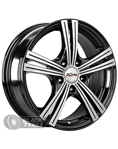 Литой диск X-112 6.5x16/5x105 D56.6 ET39, Черные X-trike
