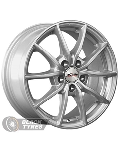 Литой диск X-111М 6.5x15/5x100 D57.1 ET38, Серебристые X-trike