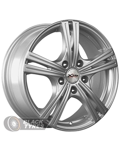 Литой диск X-112 6.5x16/5x100 D57.1 ET38, Серебристые X-trike