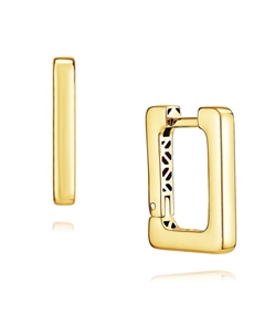 Серьги из желтого золота Адамас