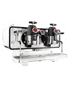 Кофемашина рожковая Opera 2Gr низкие группы, стальная-белая Sanremo