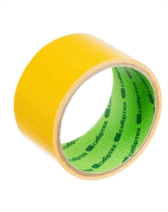 Лента клейкая двусторонняя 88713, 50 мм х 5 м, на полипропиленовой основе Сибртех