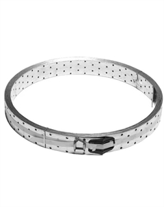 Лента монтажная перфорированная SMP-54289-10, 80 мм, LM, белый цинк, бухта 10 м Starfix