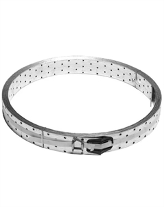 Лента монтажная перфорированная SMP-54259-10, 50 мм, LM, белый цинк, бухта 10 м Starfix