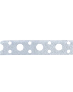 Лента перфорированная 46549, вентиляц. прямая, 0,55 мм, LP V, 1,7 см х 25 м, цинк Сибртех