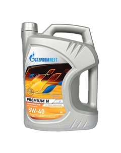 Моторное масло Premium N 5W-40, 5 л Gazpromneft