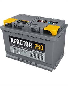 Автомобильный аккумулятор Reactor 75 Ач обратная полярность L3 Аком