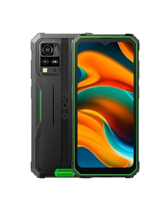 Смартфон Blackview BV4800, 6.56" 1612x720 IPS, MediaTek Helio A22, 3Gb RAM, 64Gb, 3G/4G, Wi-Fi, BT, 2xCam, 2-Sim, 5180 мА⋅ч, USB Type-C, Android 13 Go, черный/зеленый (BV4800-364GRE)