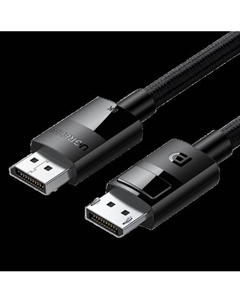 Кабель DisplayPort(20M)-DisplayPort(20M) 4K, v1.4/1.4, экранированный, 2 м, черный DP114 (80392) Ugreen
