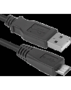 Кабель USB(Am)-Micro USB(Bm), 1.8 м, черный, Defender USB08-06 (87459)