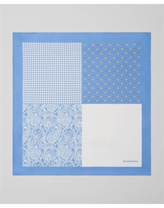 Платок нагрудный из 100% шёлка KS-0195 LBLUE Henderson