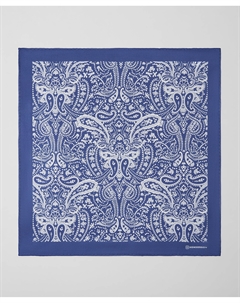 Платок нагрудный из 100% шёлка KS-0193 NAVY Henderson