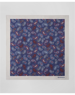 Платок нагрудный из 100% шёлка KS-0192 NAVY Henderson