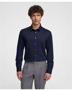 Рубашка трикот. дл.р HSL-0070 NAVY Henderson