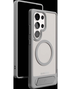 Чехол-накладка Reels Case с MagSafe для Samsung Galaxy S25 Ultra Серый Vlp