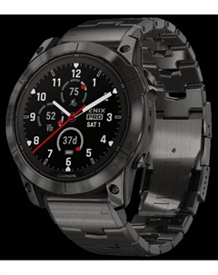 Часы Fenix 7X Pro Sapphire Solar Edition Угольно-серые с титановым браслетом Garmin