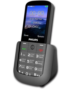 Мобильный телефон Philips Xenium E227 Dual sim Темно-серый