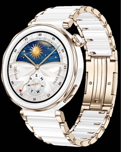 Часы Watch GT 5 Pro Jana керамический ремешок Белые Huawei