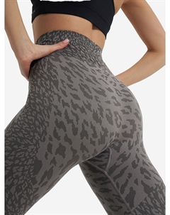 Легинсы женские HighFlow Yoga Seamless Gfx, Серый Demix