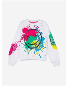 Свитшот для девочки, Белый Playtoday