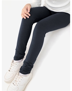 Легинсы для девочек утепленные с начесом, Серый Happyfox