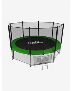 Батут UNIX Line Classic 14 ft (outside) Green, Зеленый Unix kids